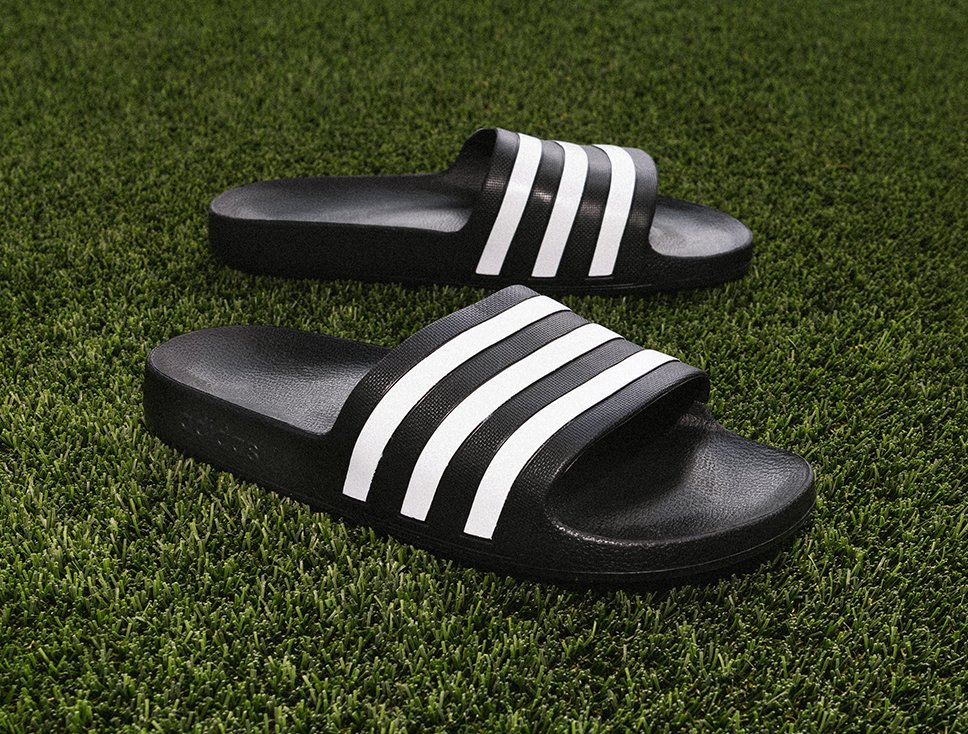 Sliders on Pitch, featuring adidas