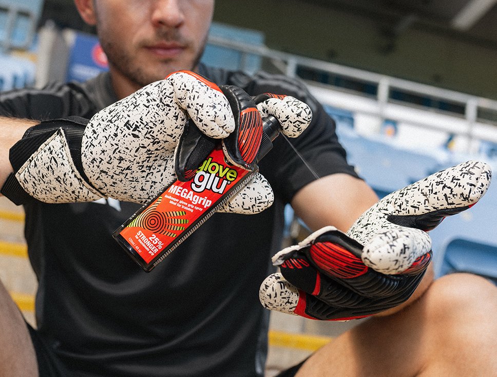 Goalkeeper Accessories Featuring Glove Glu Spray