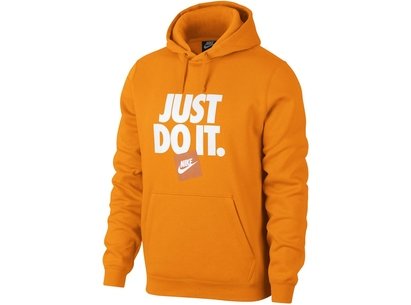 just do it orange hoodie