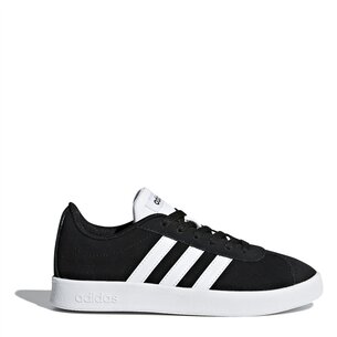 adidas vl court suede junior trainers