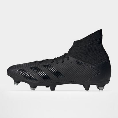 black predator football boots