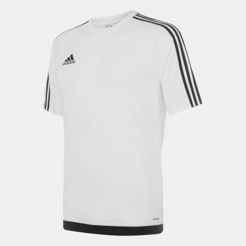Herrie Geduld als je kunt adidas 3 Stripe Sereno T-Shirt Mens White/Black, £18.00