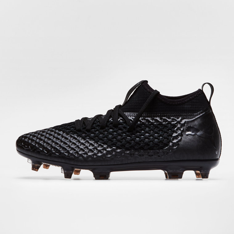 black puma soccer boots