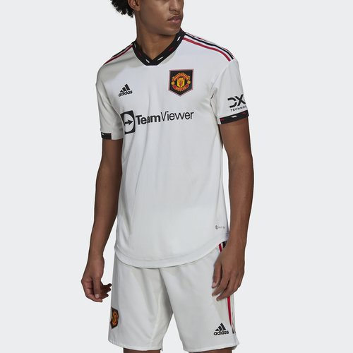 adidas Manchester United Authentic Shirt 2022 2023 Adults White, £50.00