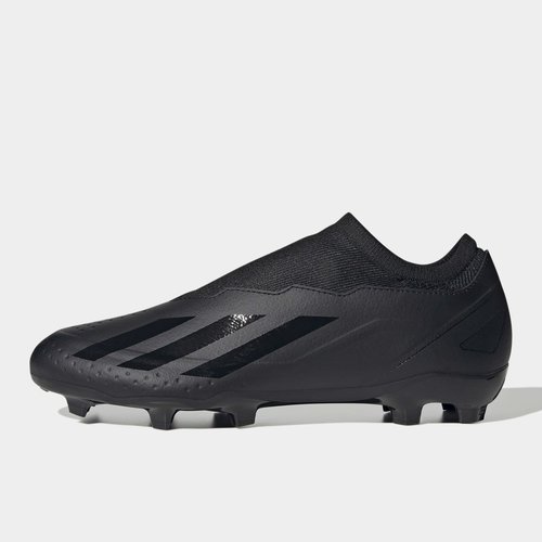 adidas X CrazyFast .3 Laceless Adults Firm Ground Football Boots Black ...