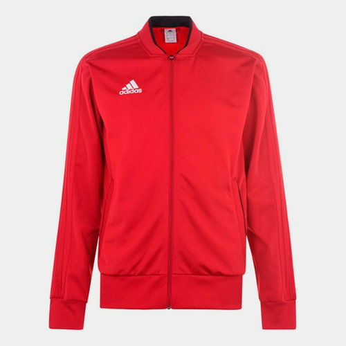 red adidas tracksuit top