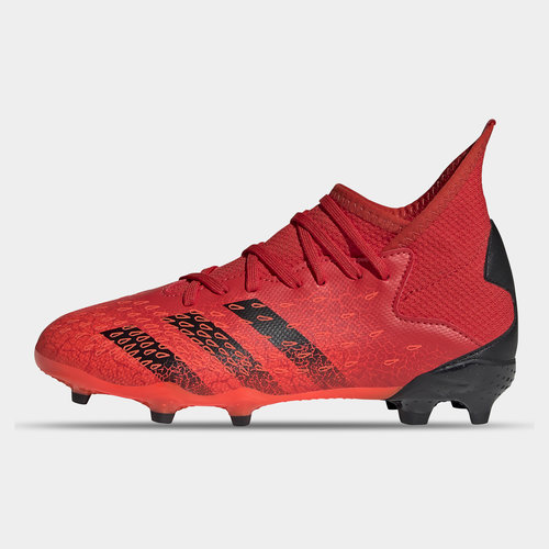 childrens red football boots