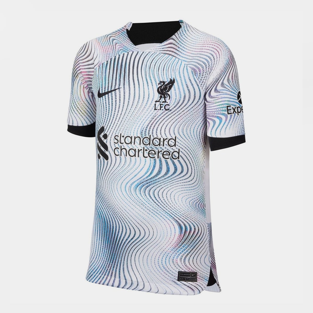 Kid's Replica Nike M. Salah Liverpool Away Jersey 22/23 DN2739-101